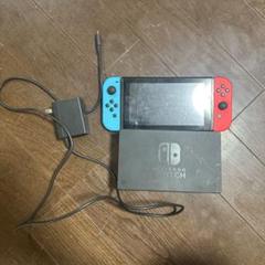 Nintendo Switch 本体 青/赤 ACアダプター付き - メルカリ