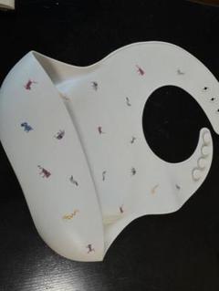 mushie シリコン　ビブ 動物柄 くすみカラー　エプロン