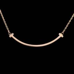 すぐお届☆ Tiffany T スマイル ペンダント 18K ローズゴールド 楽天市場】ティファニー ネックレス TIFFANY 【Tスマイル