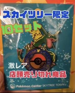 ロゴピンズ　ポケモンセンタースカイツリータウン　東京限定　10個 ロゴピンズポケモンセンタースカイツリータウン東京限定10個