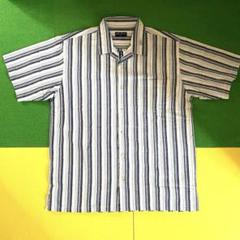 【新品】90's 紺タグOLD UNIQLO ストライプ シャツ L