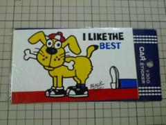 80s I LIKE THE BEST Black Joke ステッカー 当時物