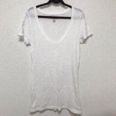 American Eagle 白Tシャツ Vネック ベーシック シンプル 定番