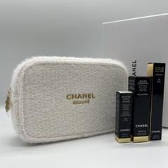 CHANEL シャネルトータルルック セット ポーチ付コスメ3点 未開封 未使用】CHANEL シャネル トータルルック セット ポーチ付