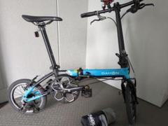 千葉市美浜区引き取り専用　DAHON K3 折りたたみ自転車 青 千葉市美浜区引き取り専用 DAHON K3 折りたたみ自転車 青 - メルカリ