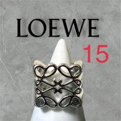 LOEWE - 【11号】ロエベ シングル アナグラム リング 指輪
