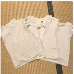 UNIQLO ユニクロ　エアリズム　下着　白Tシャツ 110cm ４枚　丸首