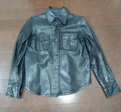 レア本革A.P.C. アーペーセー レザー シャツ ジャケット90年代