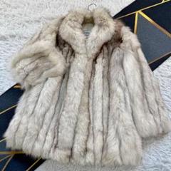 サガミンクコート 高級59万SAGA MINK サガミンク毛皮 サファイア 柔らか ミンク