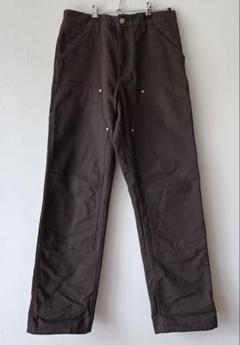Carhartt WIP ダブルニー ブラウン 茶 30×L32 - メルカリ