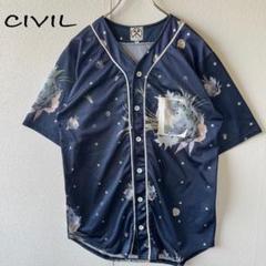 Civil Regime シビル・レジーム ゲームシャツ ベースボールシャツ