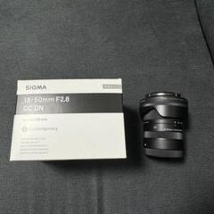 SIGMA ソニーEマウント用 ズームレンズ 18-50F2.8 DC DNのサムネイル