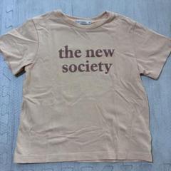 the new society ロゴTシャツ　6y