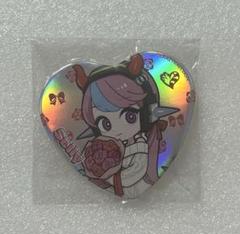 CrazyRaccoon バレンタイン ハート型缶バッジ Selly レア
