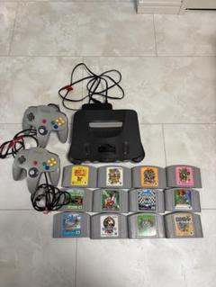 Nintendo 64 本体 コントローラー2個 ゲームソフト付き