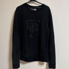 極美品　ブラックレーベルクレストブリッジ　スウェット　ビッグロゴ　刺繍　チェック BLACK LABEL CRESTBRIDGE（ブラックレーベル・クレストブリッジ