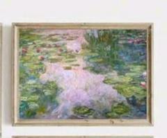モネ 睡蓮 複製画 油彩画　印象派のサムネイル