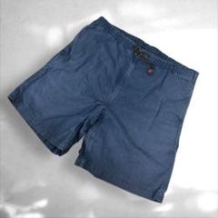 B2》グラミチ　USA古着used ショートパンツ 短パン　コットン　ネイビーM