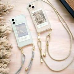 iPhone13mini ケース チェーン 可愛い ショルダーケース
