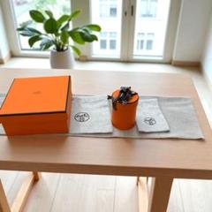 HERMES オレンジ フラグメントケース