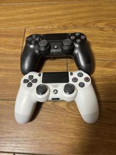 ジャンク品❗️PS4 ワイヤレスコントローラー ホワイト ブラック