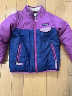 Patagonia リバーシブルボアジャケット　5T　パープル／ネイビー パタゴニア Patagonia リバーシブルボアジャケット 5T パープル