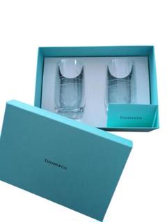 【新品】Tiffany & Co. ギフトボックスデザイン グラス 4個セット 新品】Tiffany & Co. ギフトボックスデザイン グラス 4個セット