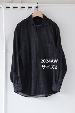 COMOLI デニムジャケット BLACK/ECRU サイズ2 COMOLI デニムジャケット BLACK ECRU - メルカリ