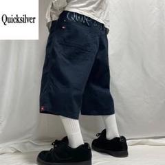 00s Quicksilver チノパン バギーショーツ 刺繍 平成 Surf