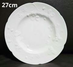 週末セール！希少！ミントン　ヴィクトリアストロベリー　27㎝プレート　ペア　2枚 MINTON ミントン ヴィクトリアストロベリーホワイト ハンドル