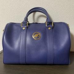 日本未入荷 WORLD HUNTING ミニボストンバッグ メルカリ - ロイヤルブルー バッグ