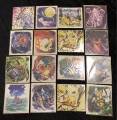①complete pokemon ART色紙　ミニ色紙　当時物 pikachu