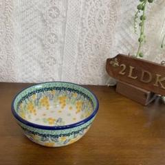 VENA社☆ツェラミカ☆ハンドメイド☆食器☆深ボウル小☆黄色花