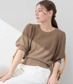 アナイ☆和紙かのこパフスリーブプルオーバー 白 36☆ BPF01_10_10242816600_6100?$