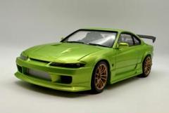 アオシマ　シルビア110 完成品　1/24 Yahoo!オークション - アオシマ プラモデル 1/24 110シルビア