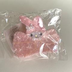 マイメロディ メゾンドフルール Maison de FLEUR バッグチャーム My Melody ダブルリボントートバッグ/Maison de FLEUR（メゾン