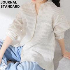 JOURNAL STANDARD ゼフィールリネンレギュラーシャツ　ベージュ