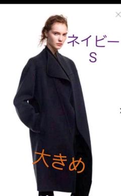 ユニクロ J カシミヤブレンドノーカラーコート