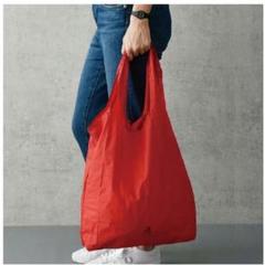 新品☆現代百貨 GRAM コンパクトエコバッグ　 Lサイズ　赤　レッド