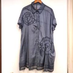 美品◇エイココンドウ コート チュニック ワンピース 長袖