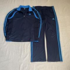 アディダス　00's ジャージ セットアップ　adidas ネイビー　ブルー　M