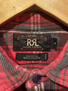 【roots】【新品】RRL ダブルアールエル ネルシャツ L 赤ｘ黒 rrl_5191_03.jpg