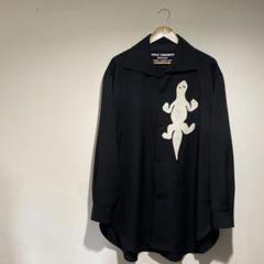 着画あり!!ヨウジヤマモト レプリカ トカゲフェルトパッチ