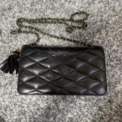 正規品　CHANEL ブラック キルティング バッグ CHANEL ブラック キルティングバッグ - メルカリ