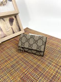 ✨極美品✨ GUCCI グッチ　GGチャーム　６連キーケース　GGスプリーム グッチ GGスプリーム 6連キーケース GGチャーム付き 212111 PVC