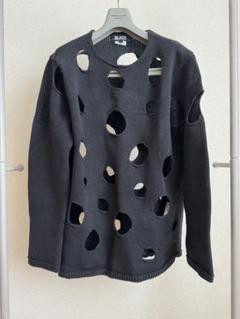 リ*ー様 ⭐︎希少⭐︎ COMME des GARÇONS ウール ニット COMME des GARCONS HOMME PLUS Metallic Knit Sweater Silver S