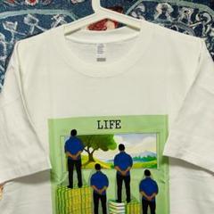 知見の差 ティーシャツ 半袖 メンズ ヴィンテージリプリント L XL 白