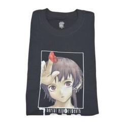 エヴァンゲリオン lain 岩倉玲音 海外 tシャツ 黒 オマージュ エヴァンゲリオン lain 岩倉玲音 海外 tシャツ 黒 綾波レイ