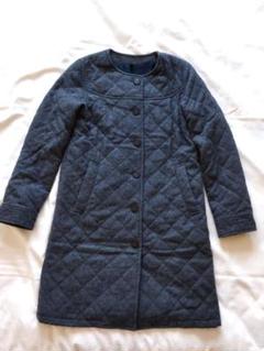去年物／新品／無印良品／大きいサイズXL／洗える／ブラック／キルティングコート最 今年のコートは、無印良品のキルティングコートが見逃せない