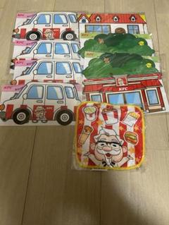 非売品　未使用　昭和レトロ　ケンタッキー　ノベルティ　コップ　袋　お子様セット箱 非売品 未使用 昭和レトロ ケンタッキー ノベルティ コップ 袋